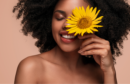 Flowers and Natural Hair