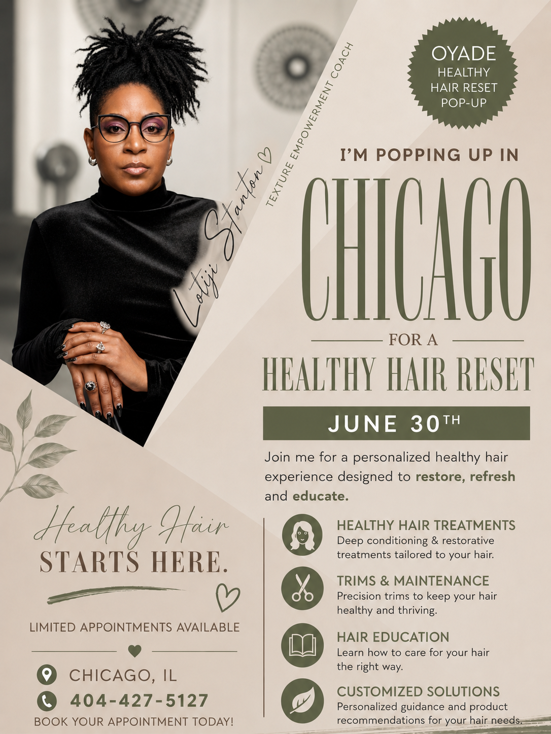 Chicago Healthy Hair Reset Pop-Up