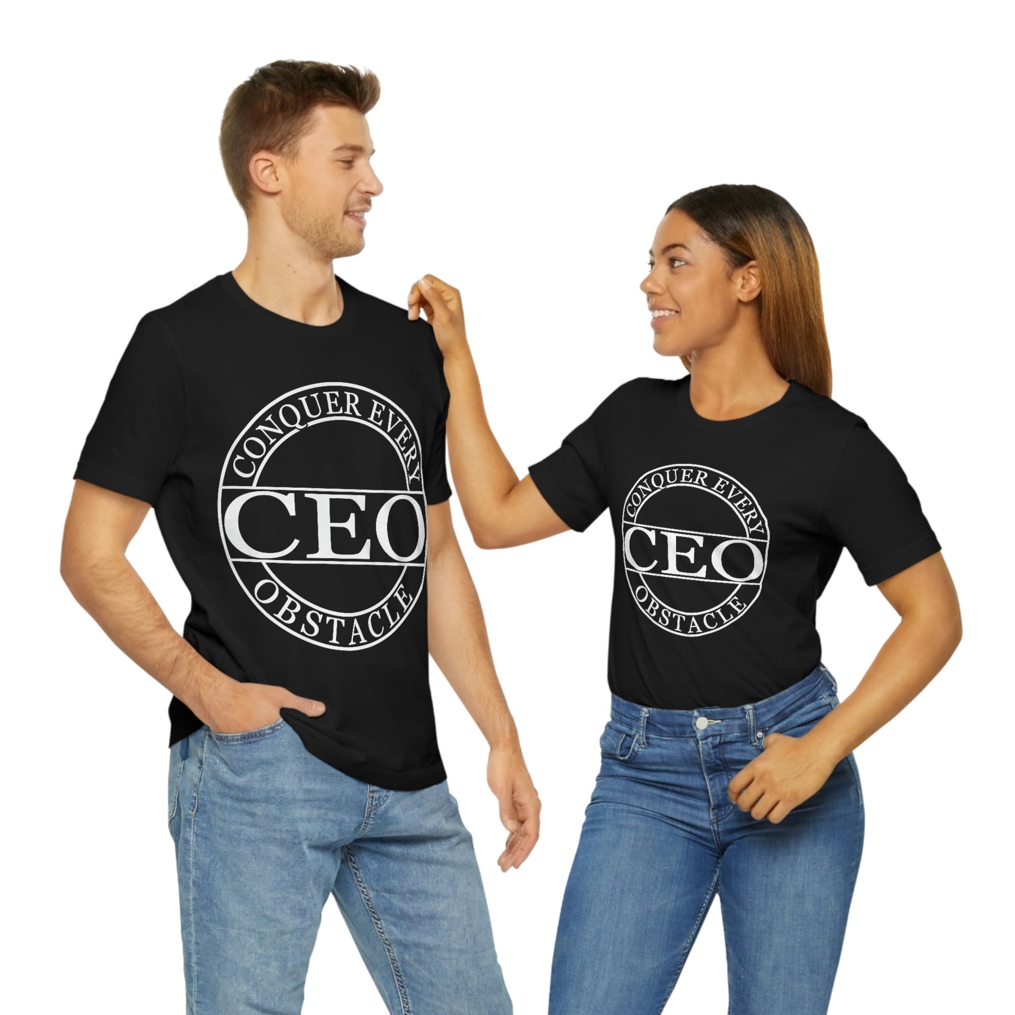 CEO :   Unisex Jersey Short Sleeve Tee