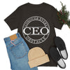 CEO :   Unisex Jersey Short Sleeve Tee