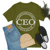 CEO :   Unisex Jersey Short Sleeve Tee