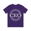 CEO :   Unisex Jersey Short Sleeve Tee