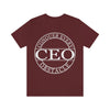 CEO :   Unisex Jersey Short Sleeve Tee