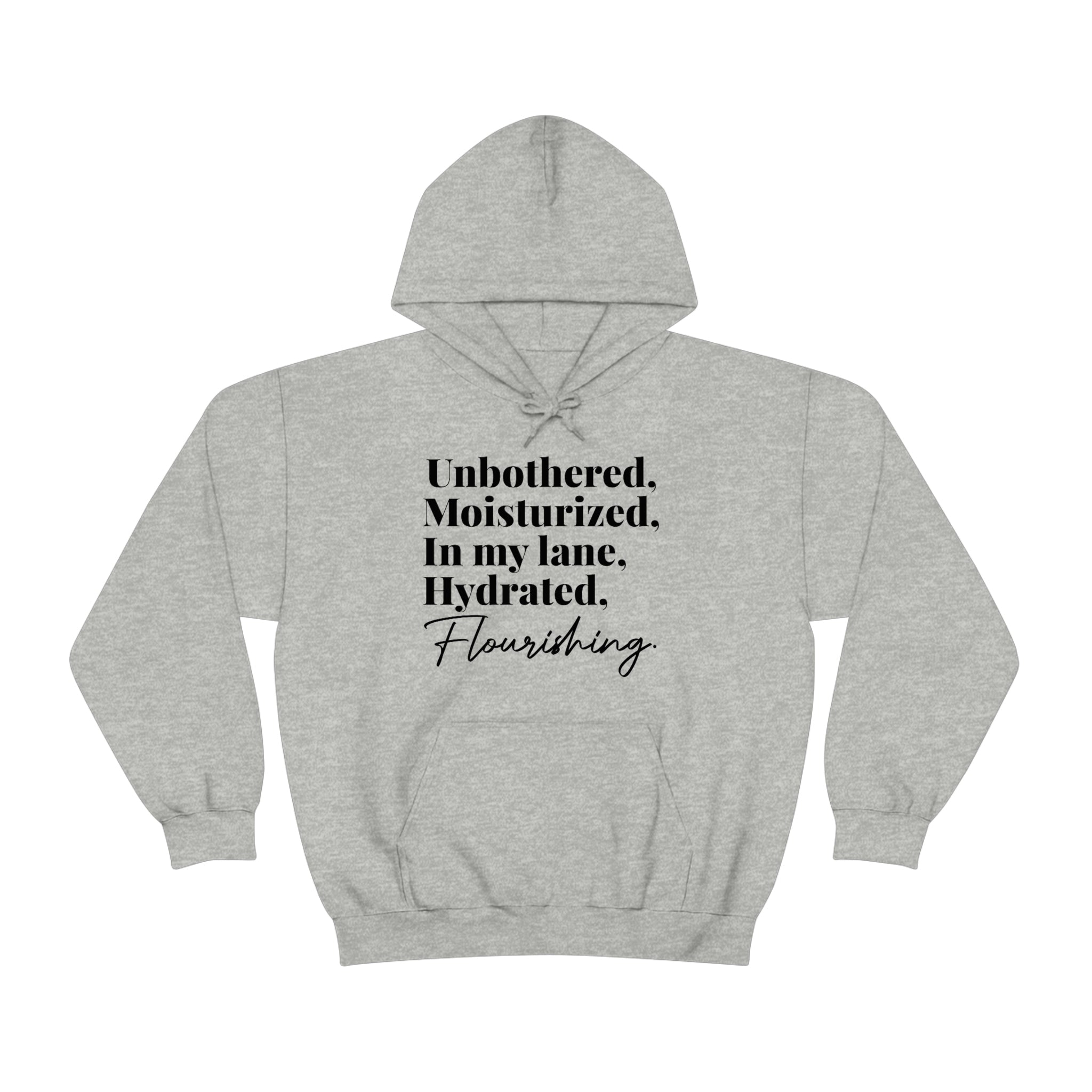Stay Hydrated. Black  Hooded Sweatshirt